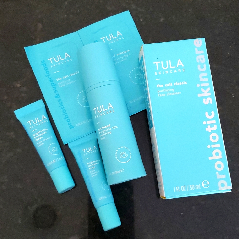 BNIB Tula Skincare travel set